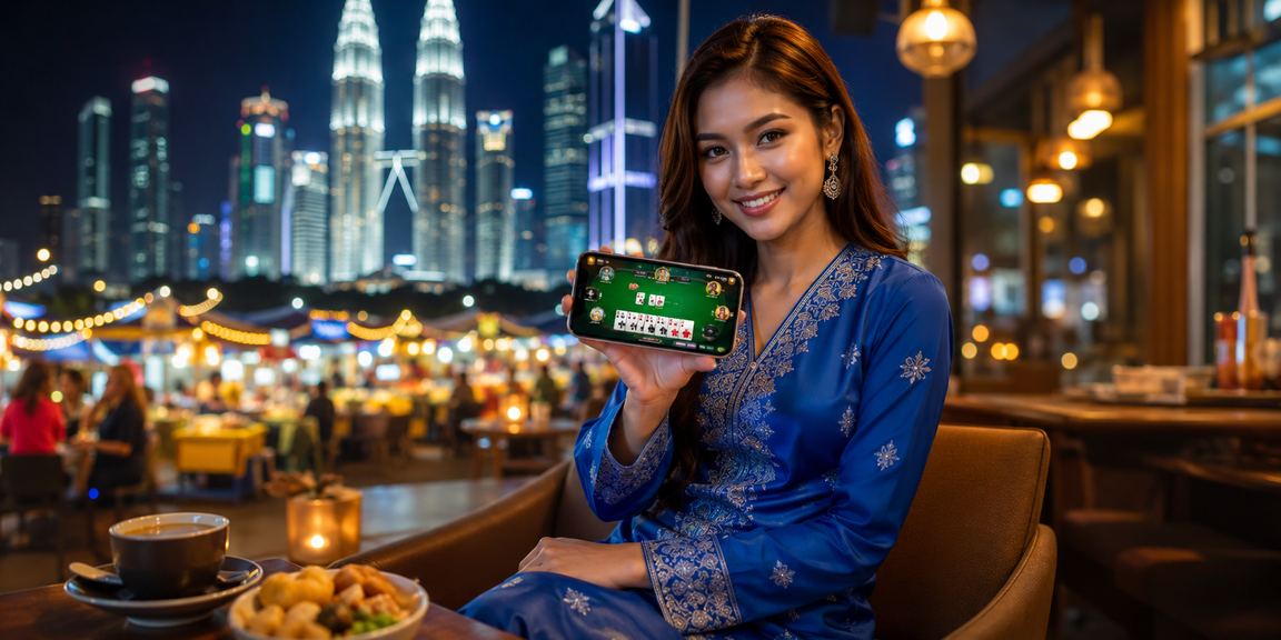 Teen Patti di Kuala Lumpur dengan baju kurung tradisional